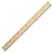 Charles Leonard Economy Wood Ruler, PK48 77120 - alternate 3